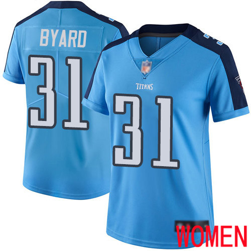 Tennessee Titans Limited Light Blue Women Kevin Byard Jersey NFL Football #31 Rush Vapor Untouchable->youth nfl jersey->Youth Jersey